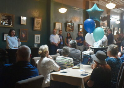 People at the Amanda Dunnuck Campaign kickoff