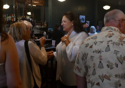 Amanda talking to others