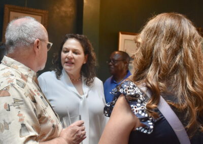 People talking in a group